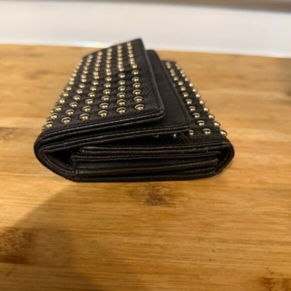 Studded Long Clutch Wallet - Coin Purse & Card Holder - Picture 7 of 16